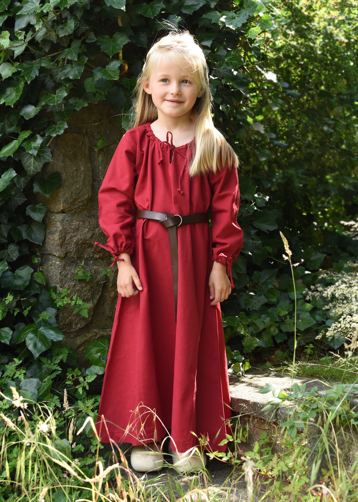 Kleid / Kinderkleid für Mädchen "Ana", rot