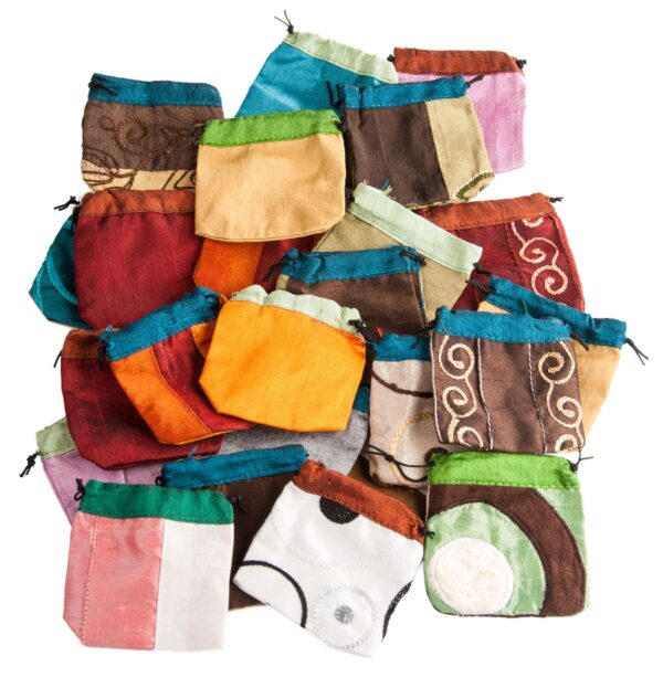 Mini-Baumwollbeutelchen "Orient" - ca. 3 x 7cm