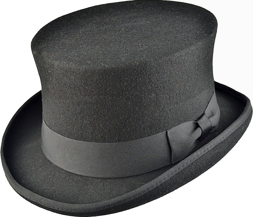 Zylinder Hut - Top Hat, schwarz