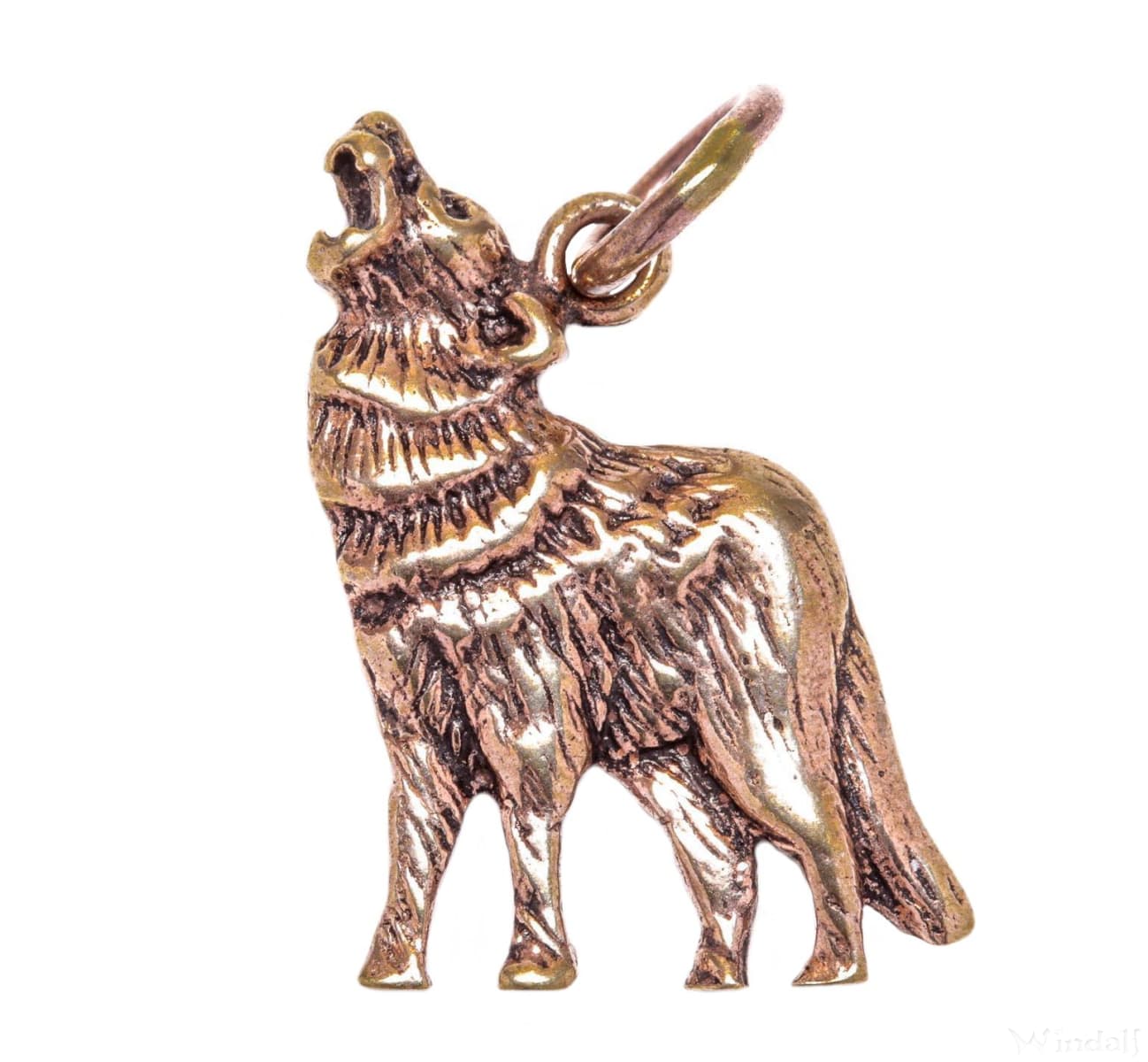 AMB545 - Anhänger "Wolf" aus Bronze