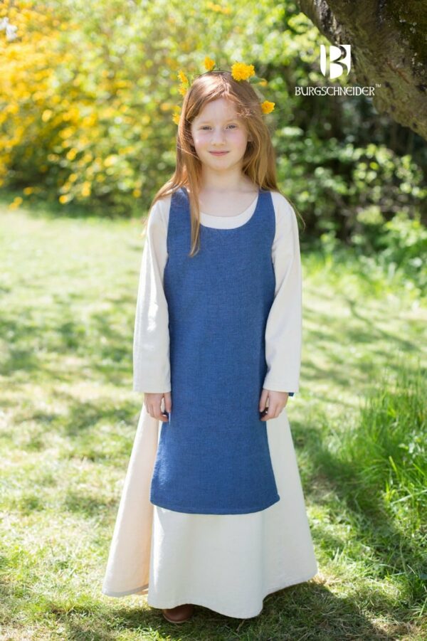 Kinderüberkleid Ylva - meerblau