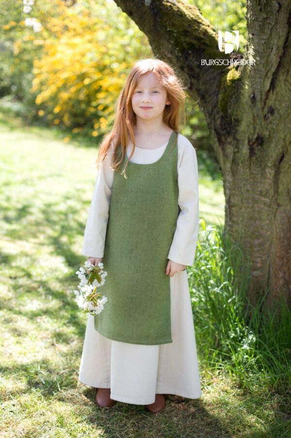 Kinderüberkleid Ylva - lindgrün