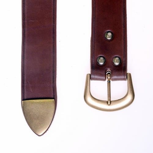 Kreuzritter Gürtel mit Endstück, XL