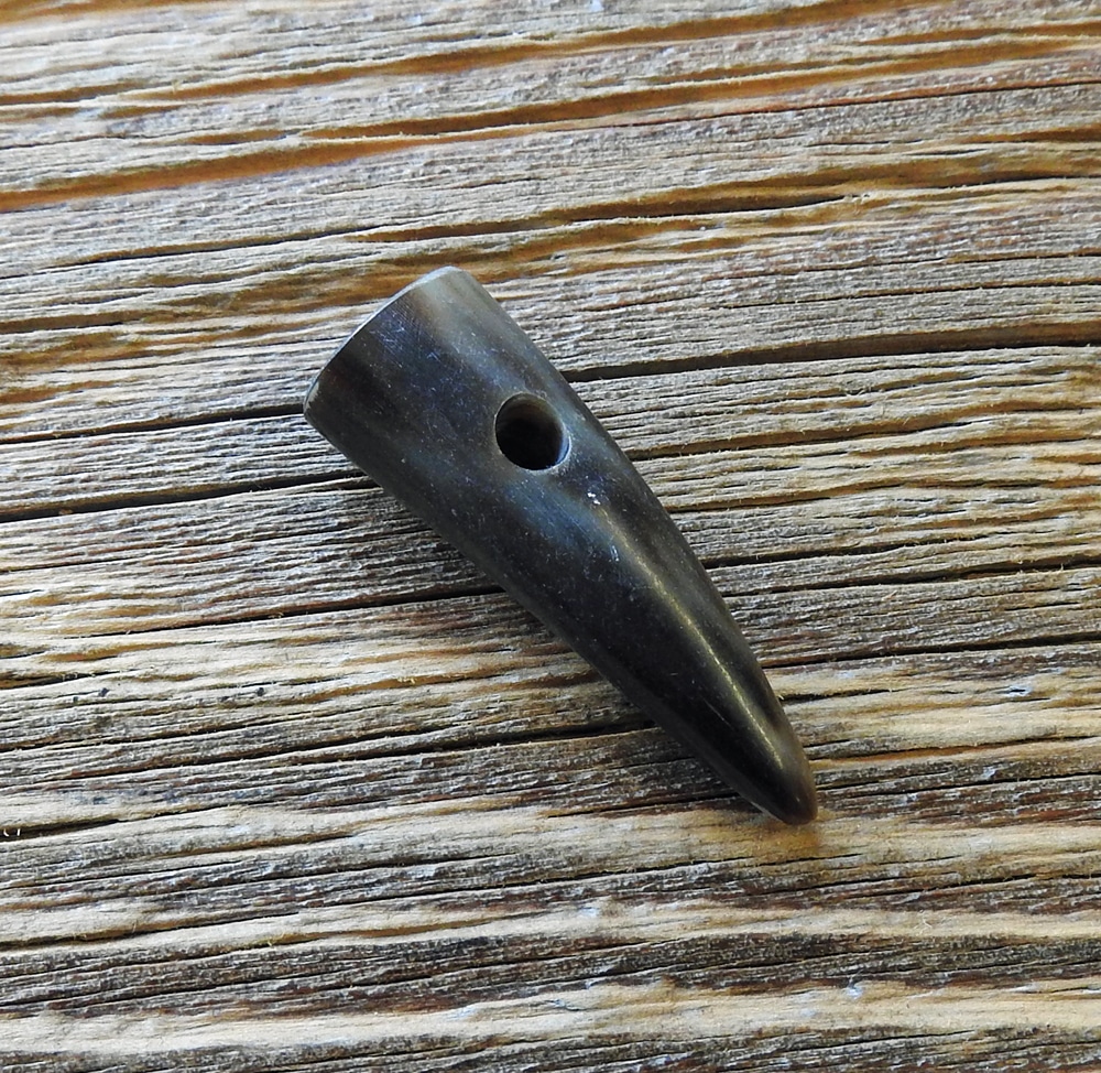 Knebel aus Horn, dunkel, 5cm